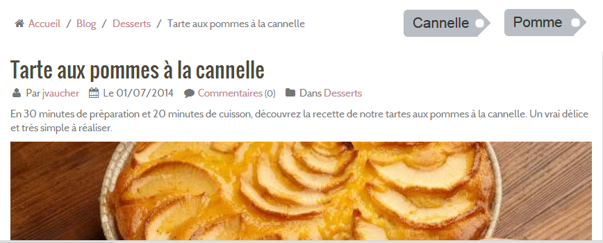 Afficher les articles de blog par tags sur son site web