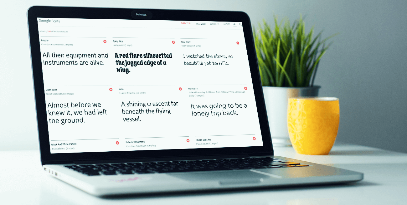 Google fonts & E-monsite