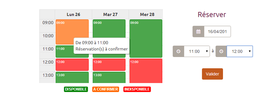 Le guide de la réservation en ligne