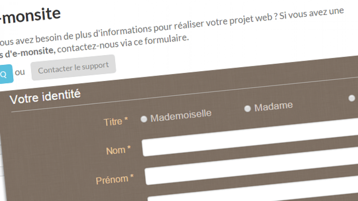 Simplifiez la prise de contact sur votre site