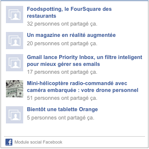 recommandations facebook