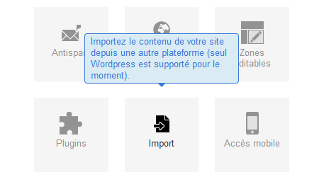 Importer un blog existant sur E-monsite (depuis Wordpress)