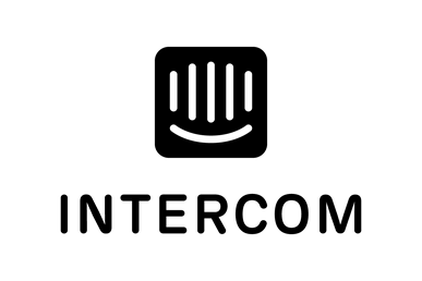 Intercom logo vertical black