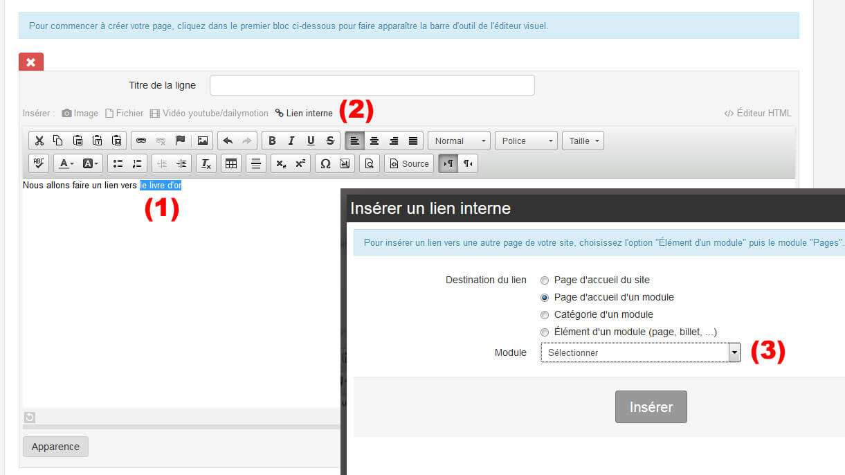 Comment faire un lien hypertexte