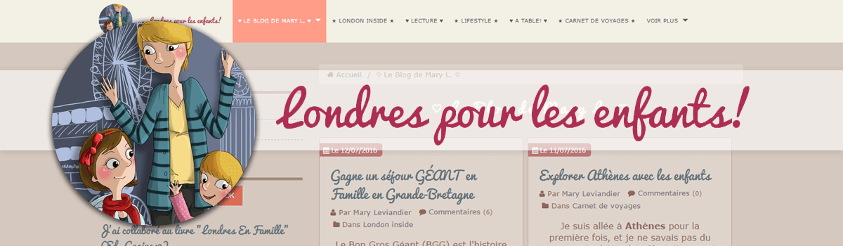 Blog Londres pour les Enfants