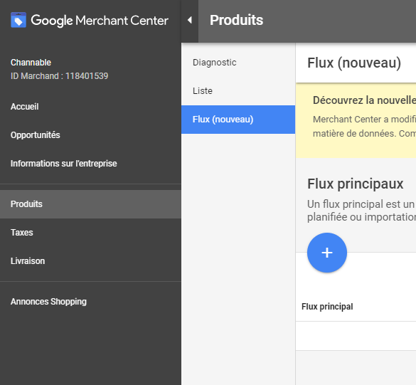 Google Merchant center