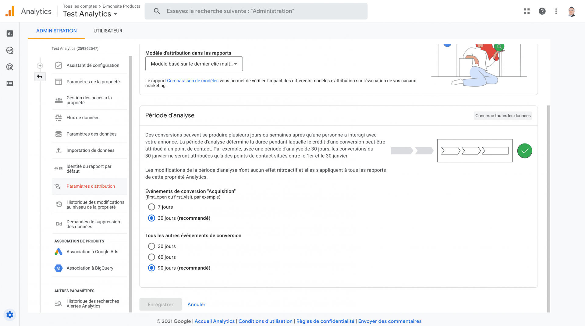Miseajour analytics4 periode analyse