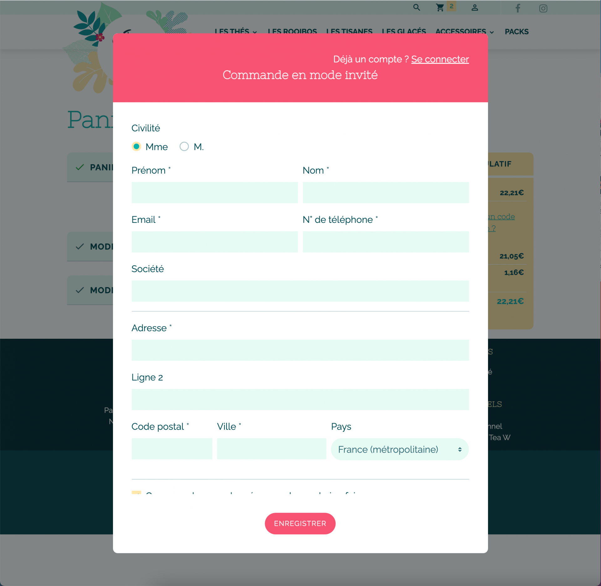 Mode invite min