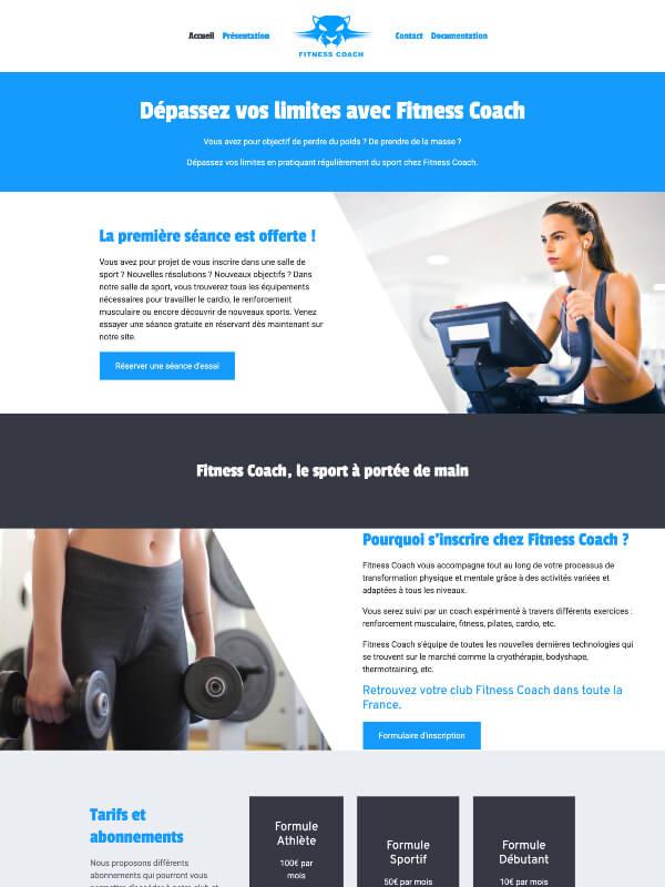 Template Fitness Coach