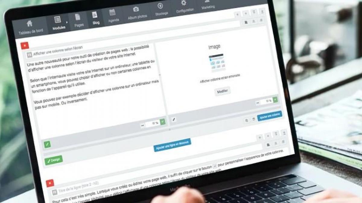 Des nouveautés sur notre outil de création de pages web