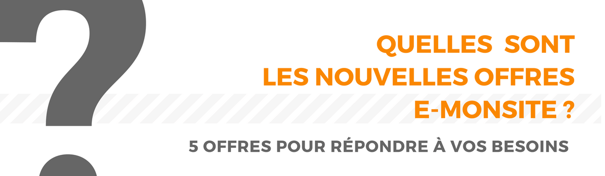 Nouvelles offres e-monsite