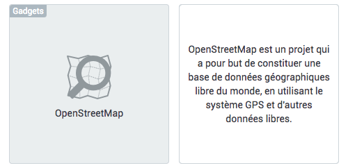 Open Street Map dans E-monsite