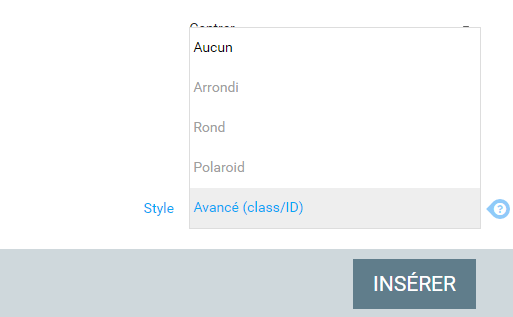 Personnaliser le style de ses images