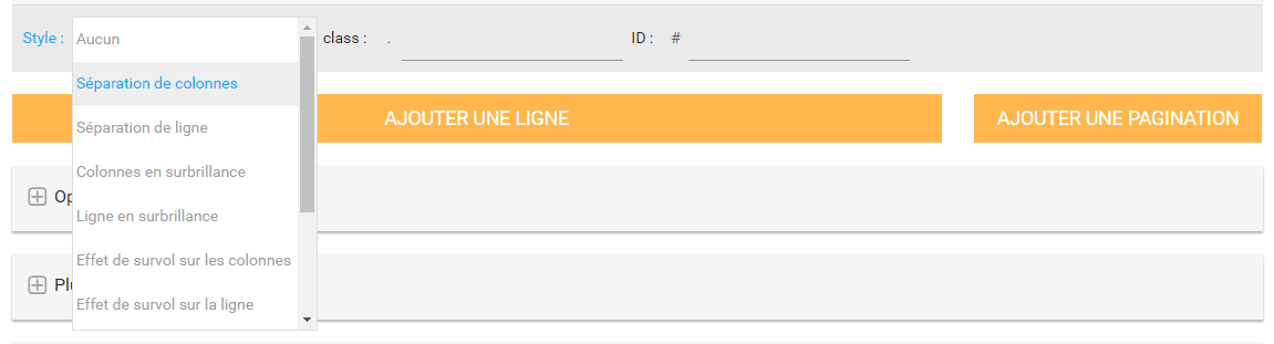 Personnalisez le style des pages