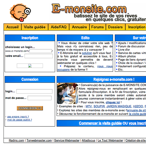 Portail e-monsite v1.2