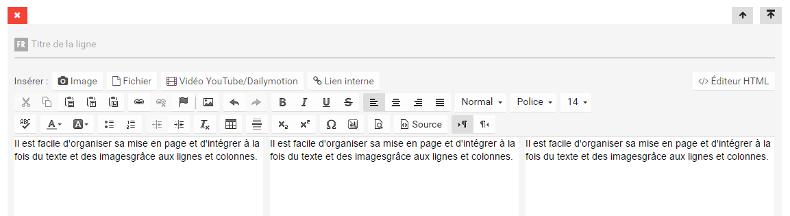 Positionner du texte et des images dans une page 2