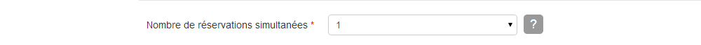 Reservations simultannées