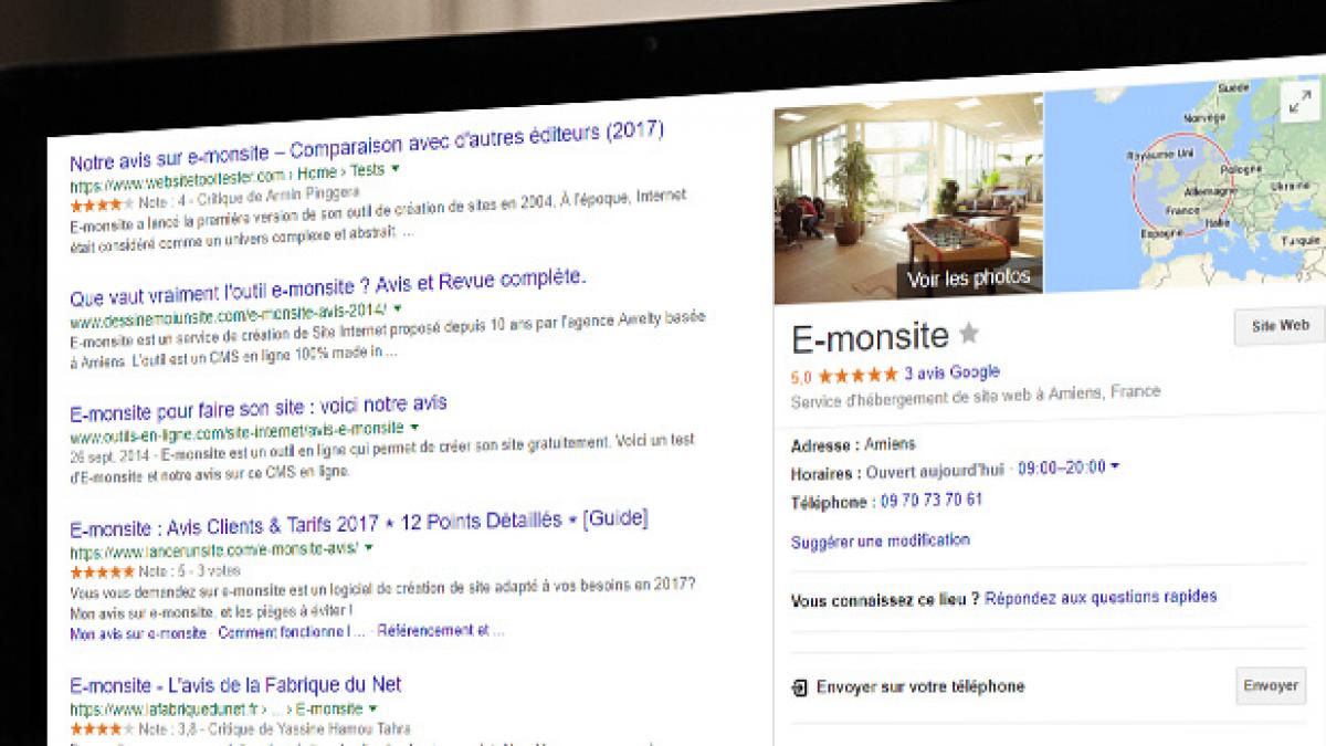 Des rich snippets automatiques avec les fiches produits e-monsite