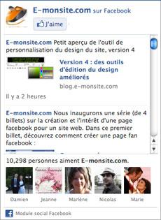 Faire la promotion de sa page Facebook sur son site web