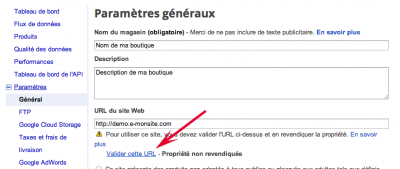 Comment valider son site e-commerce sur Google Merchant Center