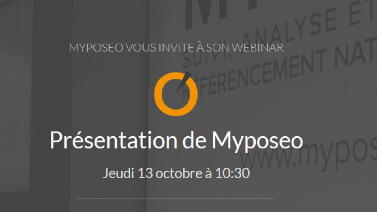 Webinar de présentation MyPoseo