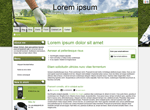 Thème graphique golf pour son site