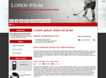 Thème hockey site web